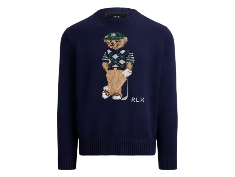 polo ralph lauren polo bear performance jumper refined navy 1 1