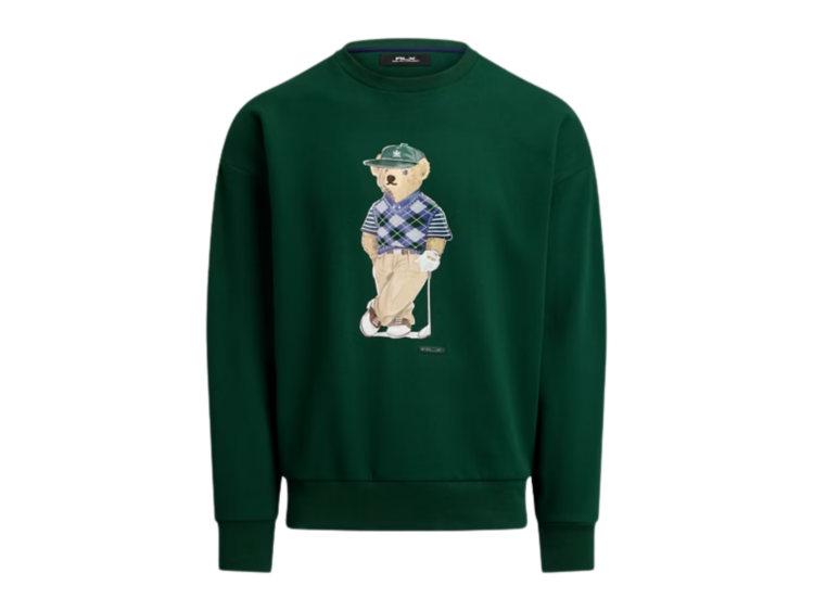 polo ralph lauren polo bear relaxed fit sweatshirt moss agate 1 1