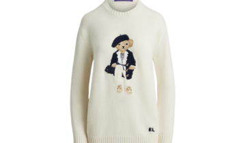 Polo Ralph Lauren Pre-Spring Polo Bear Cashmere Jumper Lux Cream