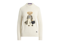 Polo Ralph Lauren Spring Polo Bear Silk Jumper Cream