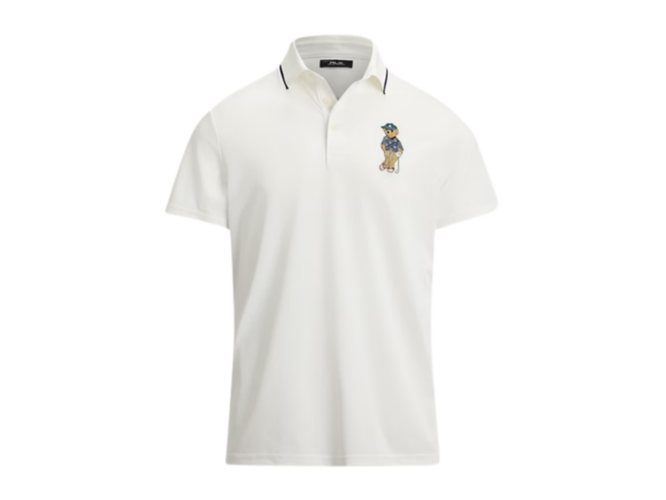polo ralph lauren tailored fit polo bear polo shirt ceramic white 1 1