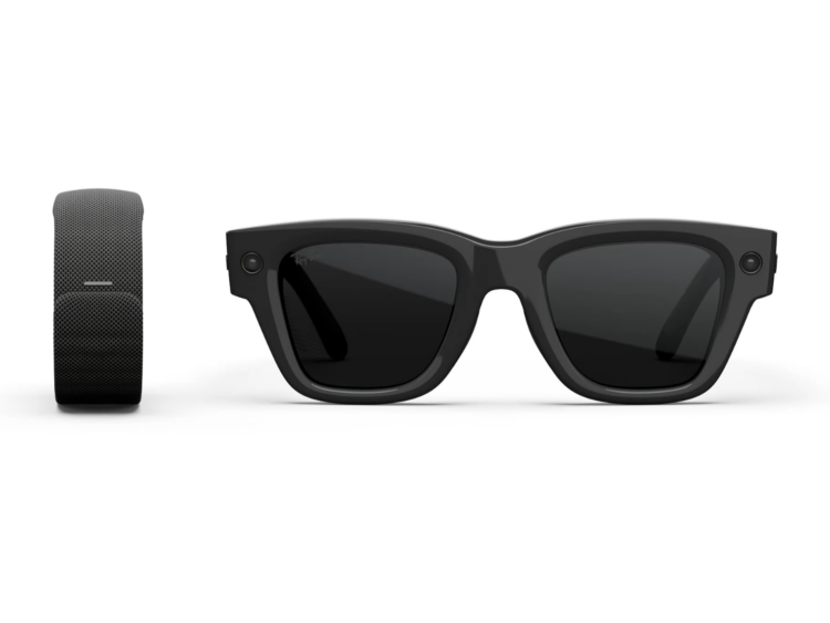 ray ban meta display ai smart glasses with neural band transitions lens shiny black 1 1