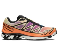 Salomon XT-6 Black Almond Dragon Fire