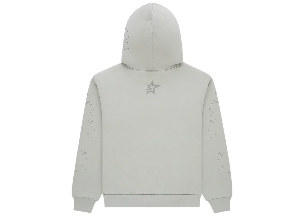 Sp5der Tonal Punk V2 Hoodie Sport Grey - ST047FW25SGR | Sneaker Baker
