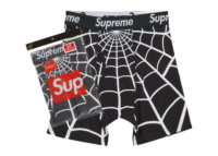 supreme hanes spider man boxer briefs 2 pack black 1 1