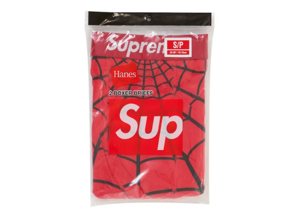 Supreme Hanes Spider-Man Boxer Briefs (2 Pack) Red - SUP-SUPREM