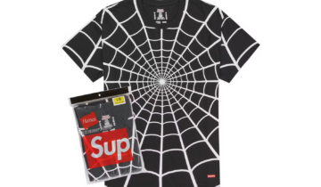 Supreme Hanes Spider-Man Tagless Tees (2 Pack) Black