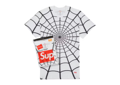 Supreme Hanes Spider-Man Tagless Tees (2 Pack) White