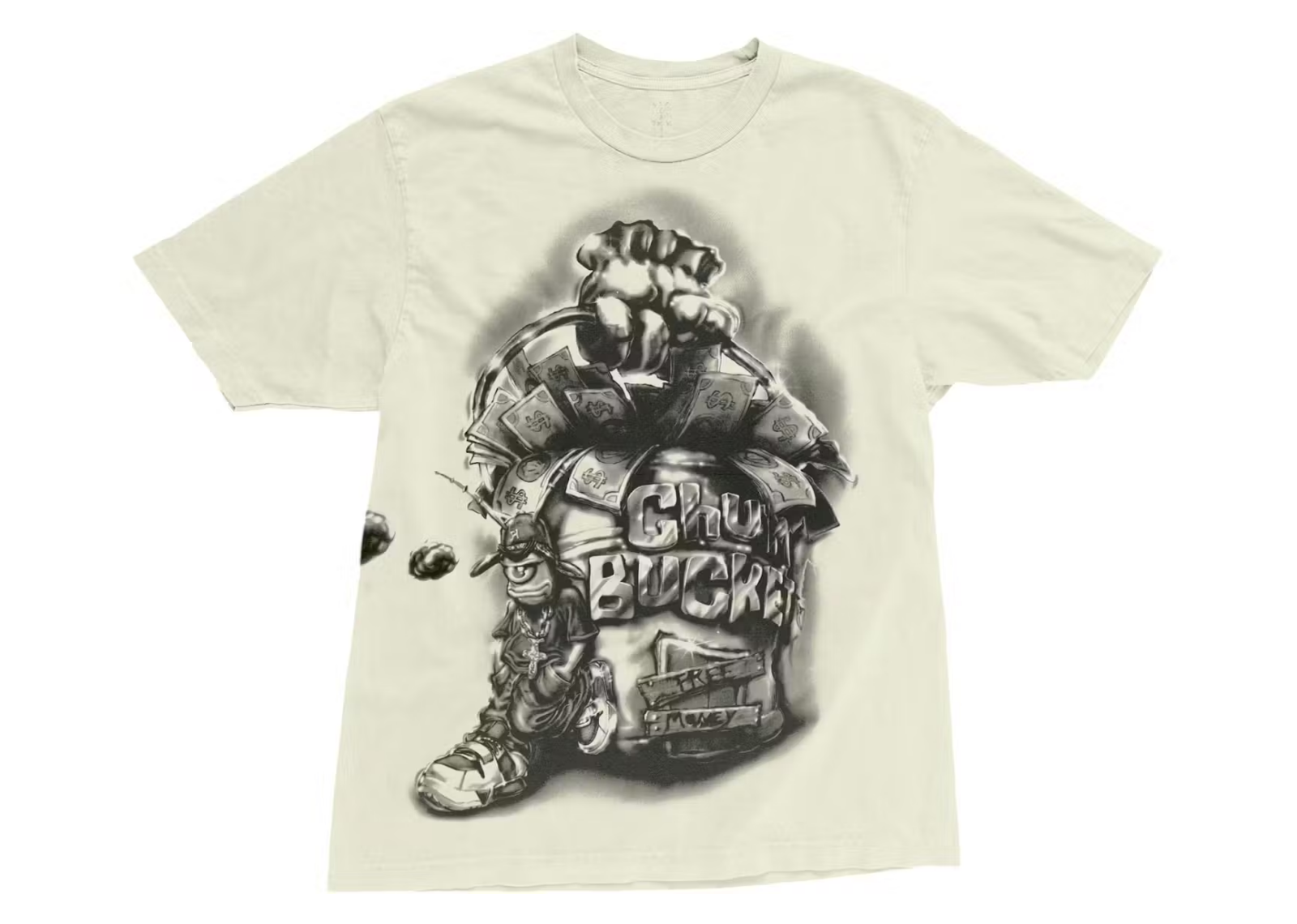 travis scott cactus jack x spongebob chum bucket tee white 1 1