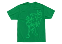 Travis Scott Cactus Jack x Spongebob Doodlebob Tee Green