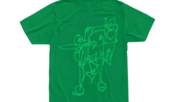 Travis Scott Cactus Jack x Spongebob Doodlebob Tee Green