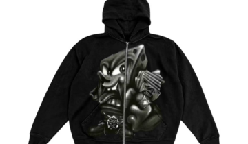 Travis Scott Cactus Jack x Spongebob Legal Tender Zip Hoodie Black