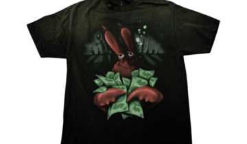Travis Scott Cactus Jack x Spongebob Money Tee Black