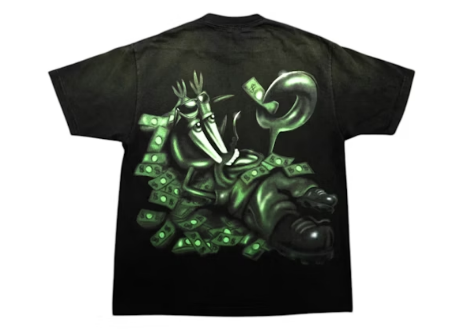 travis scott cactus jack x spongebob mr krabs tee black 2 1