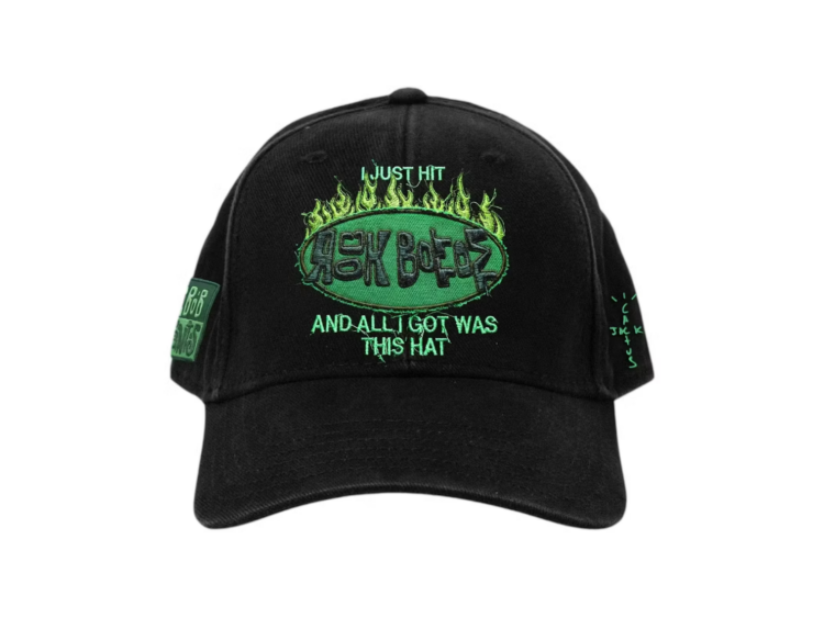 travis scott cactus jack x spongebob rock bottom hat black 1 1