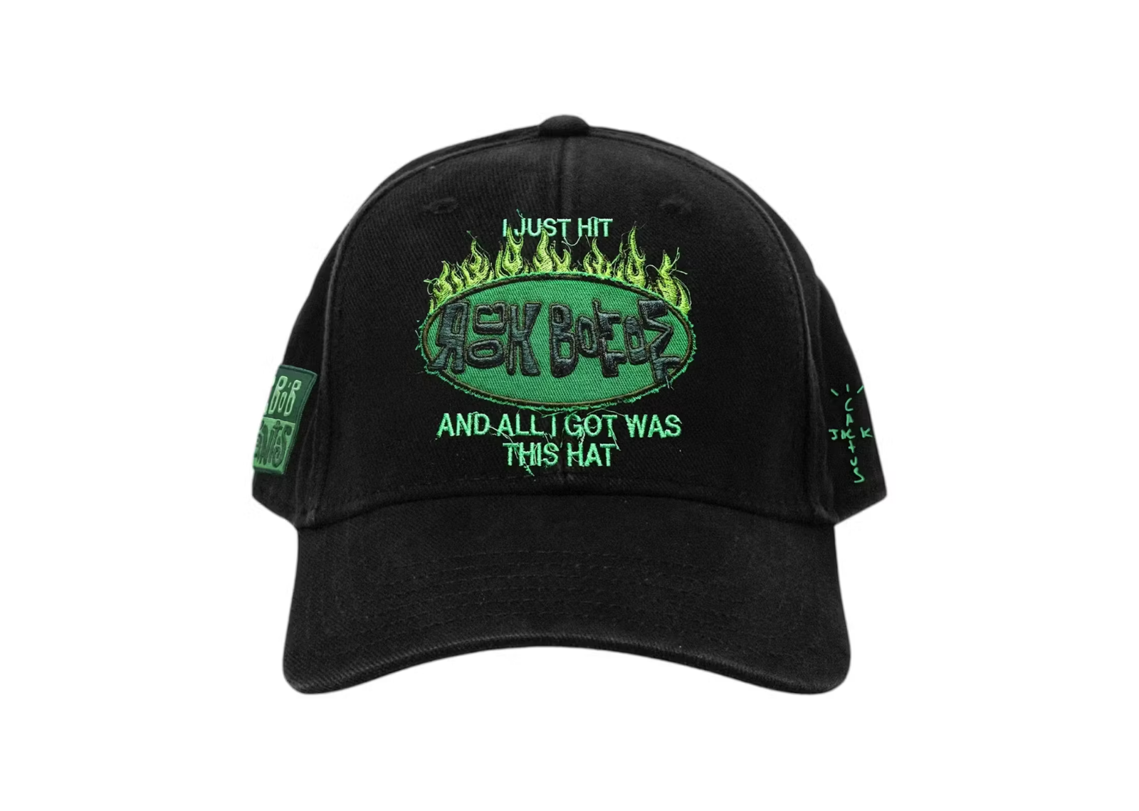 travis scott cactus jack x spongebob rock bottom hat black 1 1