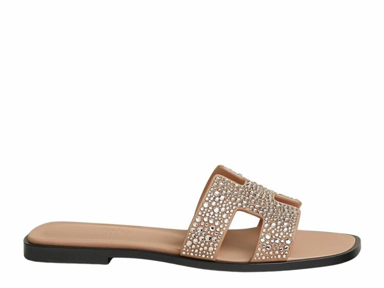 hermes oran sandal beige perlino box goatskin with
