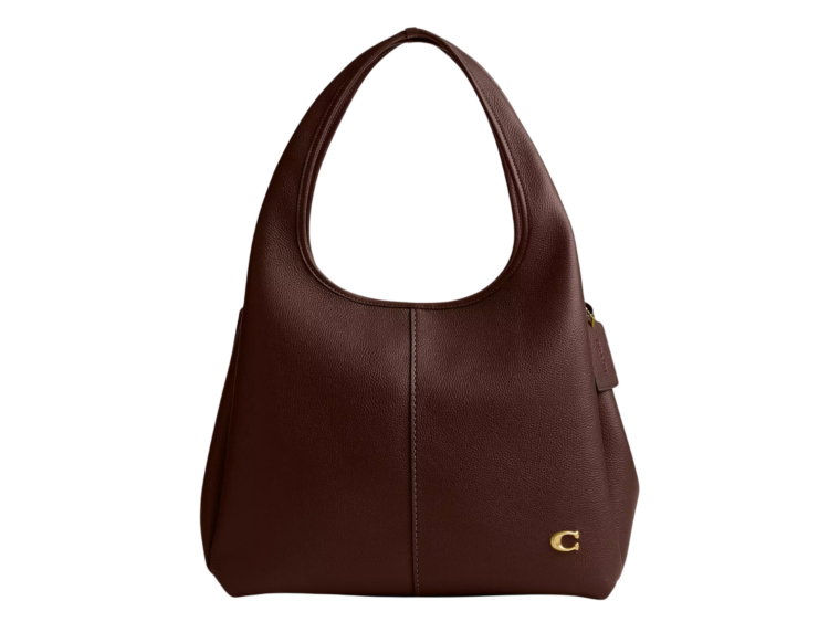 coach lana shoulder bag brass/maple