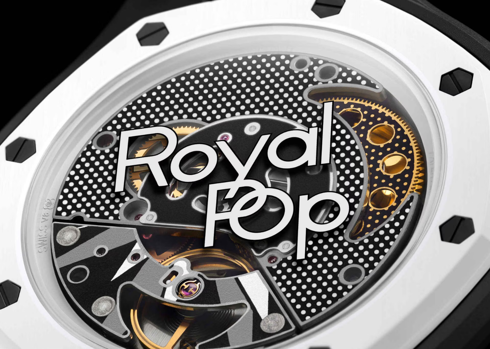 audemars piguet x swatch bioceramic royal pop ocho negro black 3 1