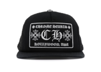 Chrome Hearts CH Hollywood Trucker Hat Black/Black
