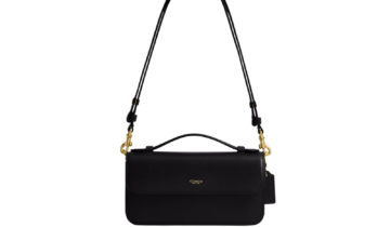 Coach Elora Top Handle Crossbody Bag Brass/Black