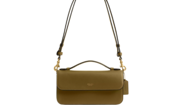 Coach Elora Top Handle Crossbody Bag Brass/Muted Olive