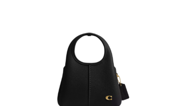 Coach Lana Shoulder Bag 19 Brass/Black