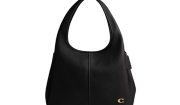 Coach Lana Shoulder Bag Brass/Black