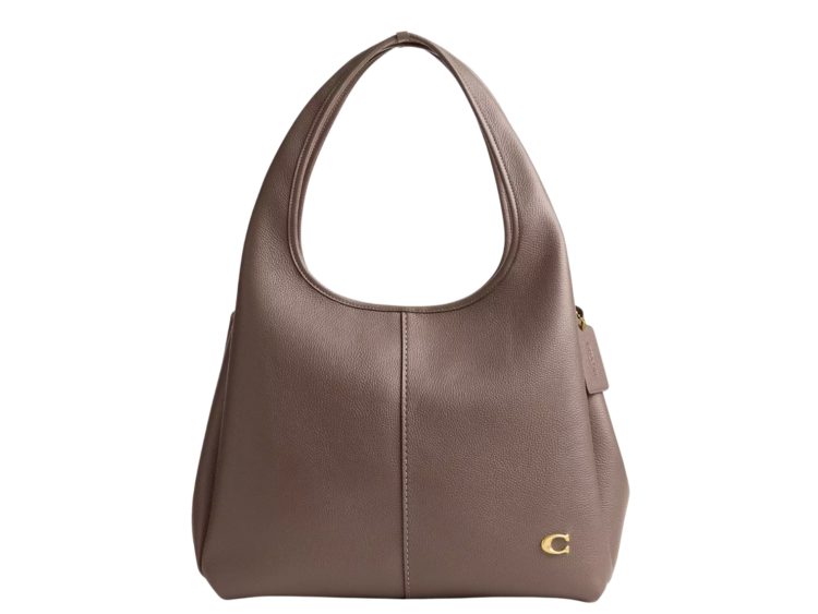 coach lana shoulder bag brassdark stone 1 1