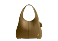 coach lana shoulder bag brassmuted olive 1 1