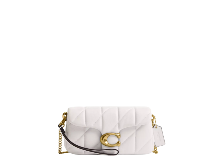 coach tabby chain crossbody bag 19 with quilting brassash 1 1