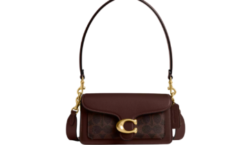 Coach Tabby Shoulder Bag 20 In Signature Canvas Brass/Maple