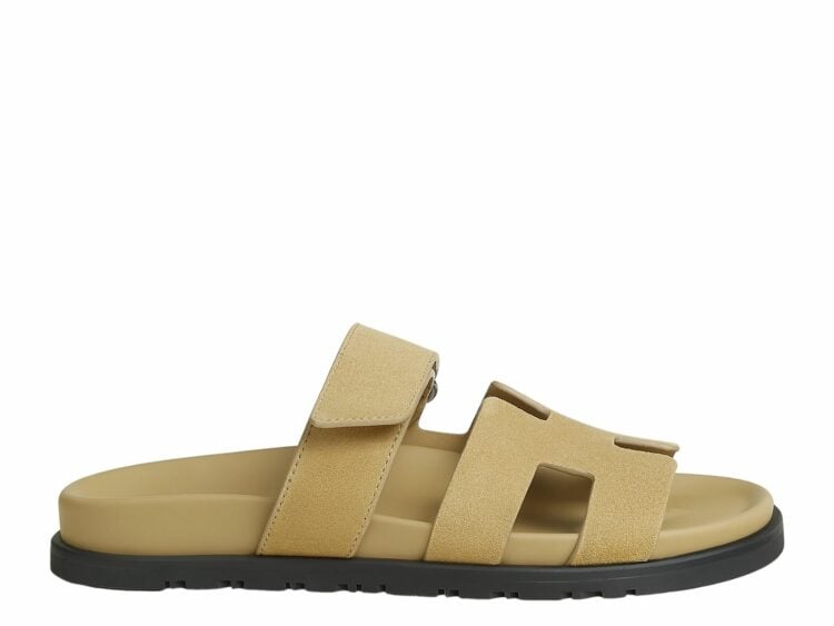 hermes chypre sandal beige albatre suede goatskin 1 1