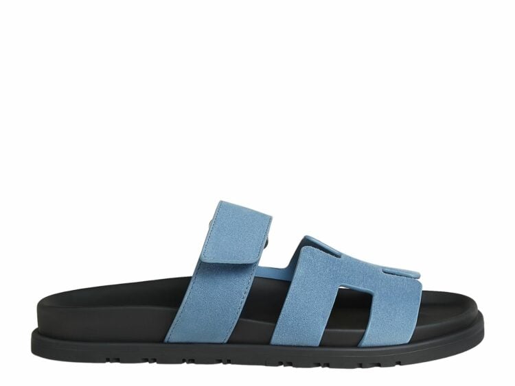 hermes chypre sandal blue jean suede goatskin 1 1