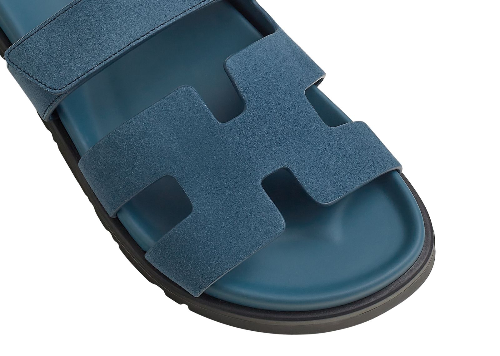 hermes chypre sandal blue turquoise suede goatskin 3 1