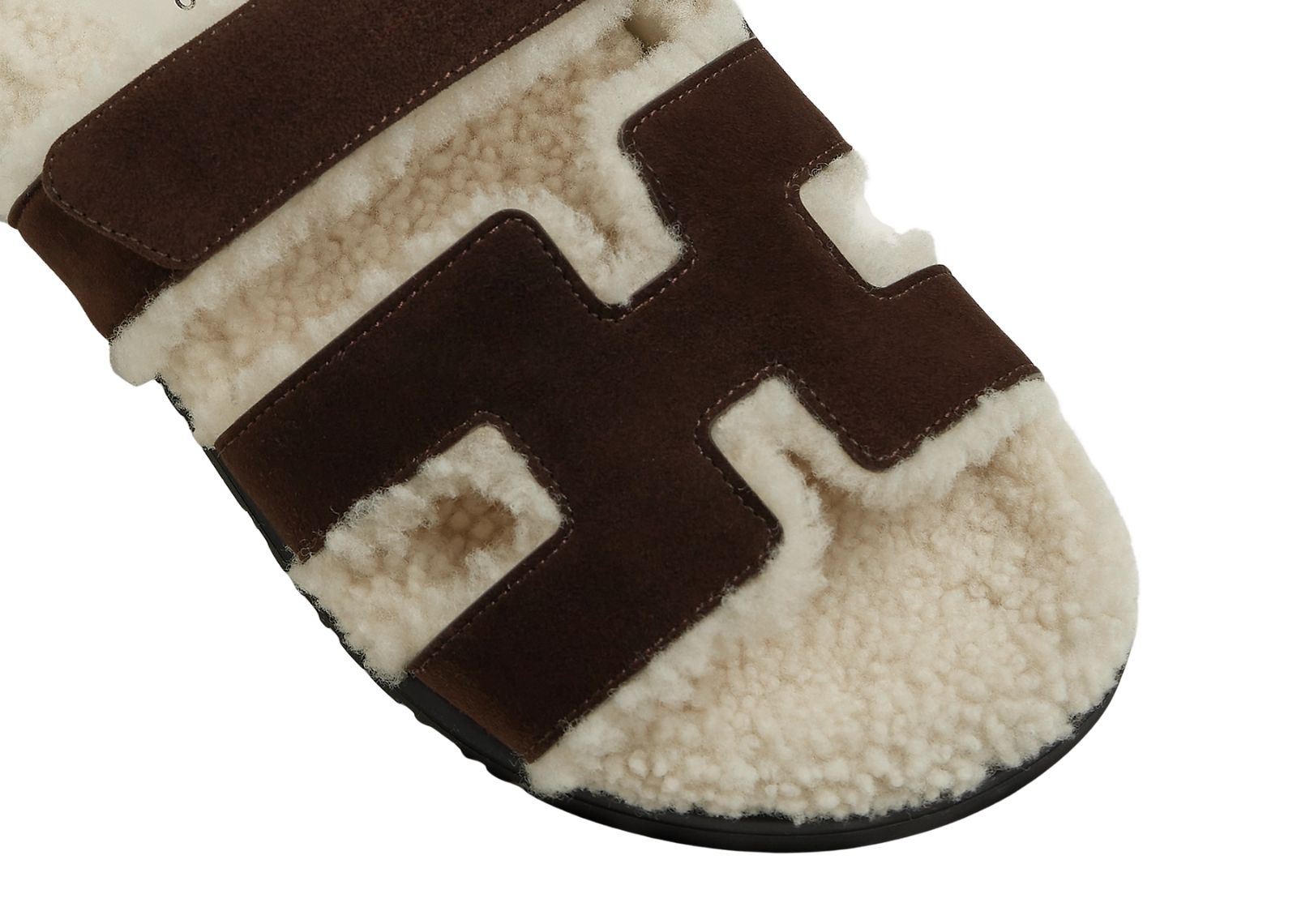 hermes chypre sandal marron ebene suede goatskin 3 1