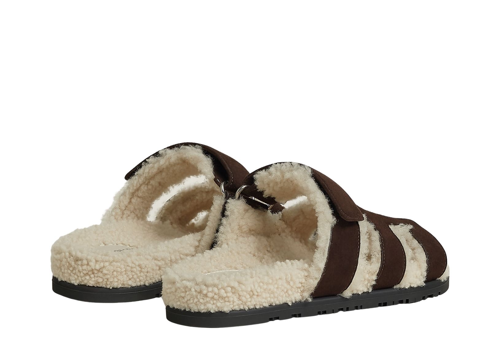 hermes chypre sandal marron ebene suede goatskin 4 1