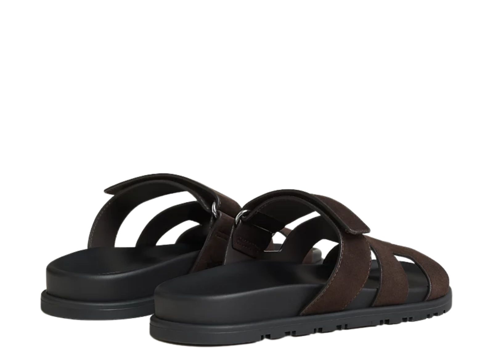 hermes chypre sandal marron suede goatskin 4 1