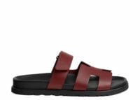 Hermes Chypre Sandal Rouge H Calfskin Leather