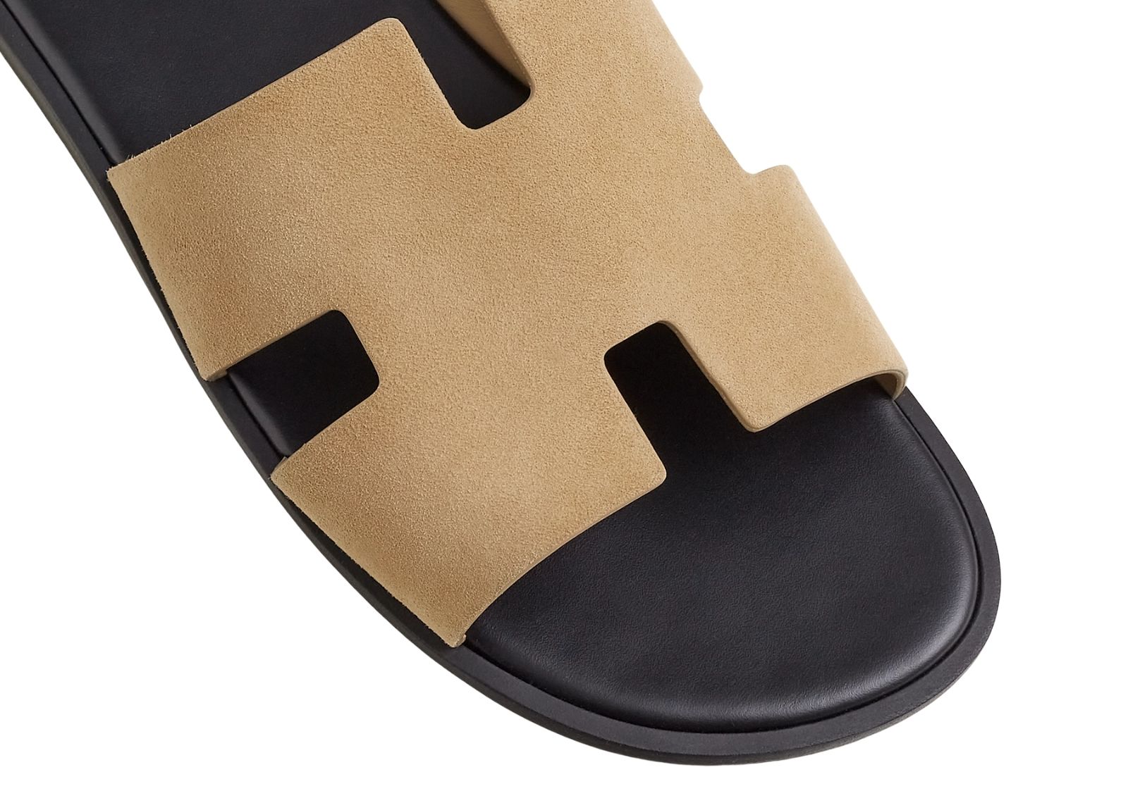 hermes izmir sandal beige albatre suede 4 1