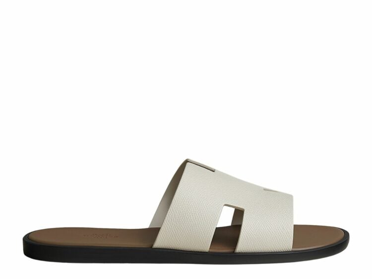 hermes izmir sandal beige glaise etoupe epsom calfskin leather 1 1