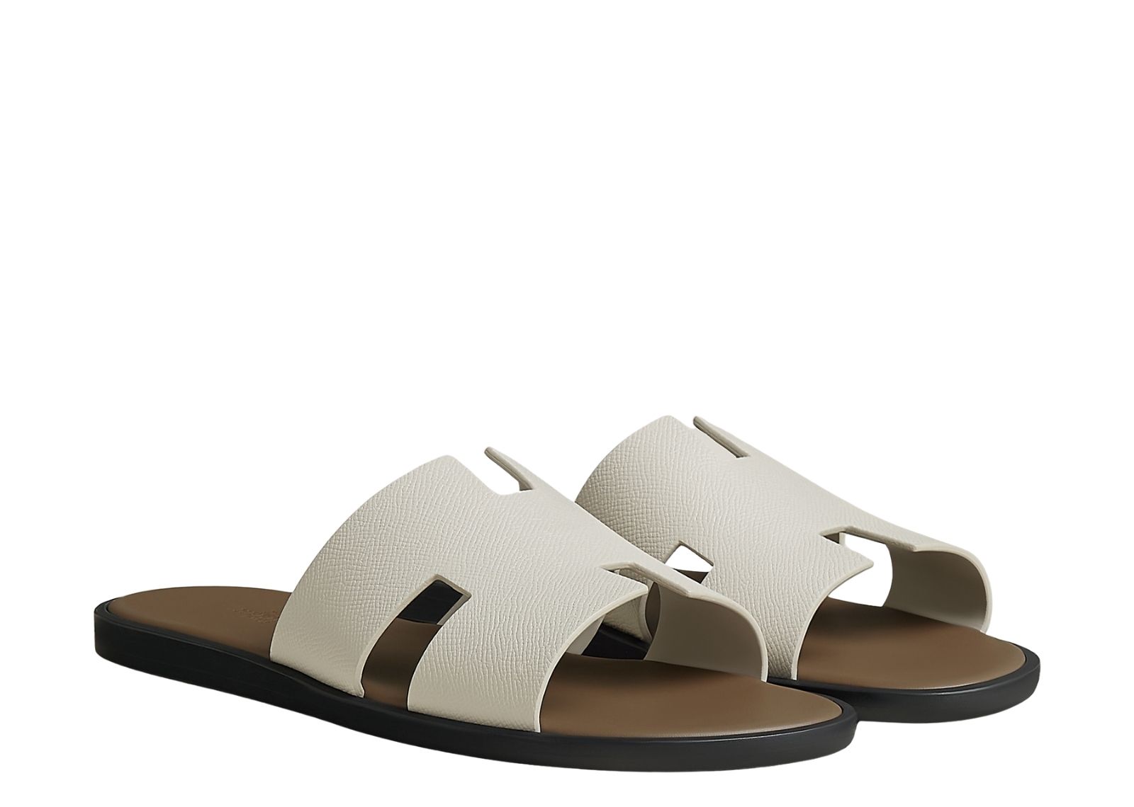 hermes izmir sandal beige glaise etoupe epsom calfskin leather 2 1