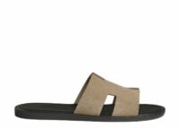 hermes izmir sandal beige sable suede 1 1