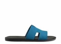 hermes izmir sandal bleu bleuet suede 1 1