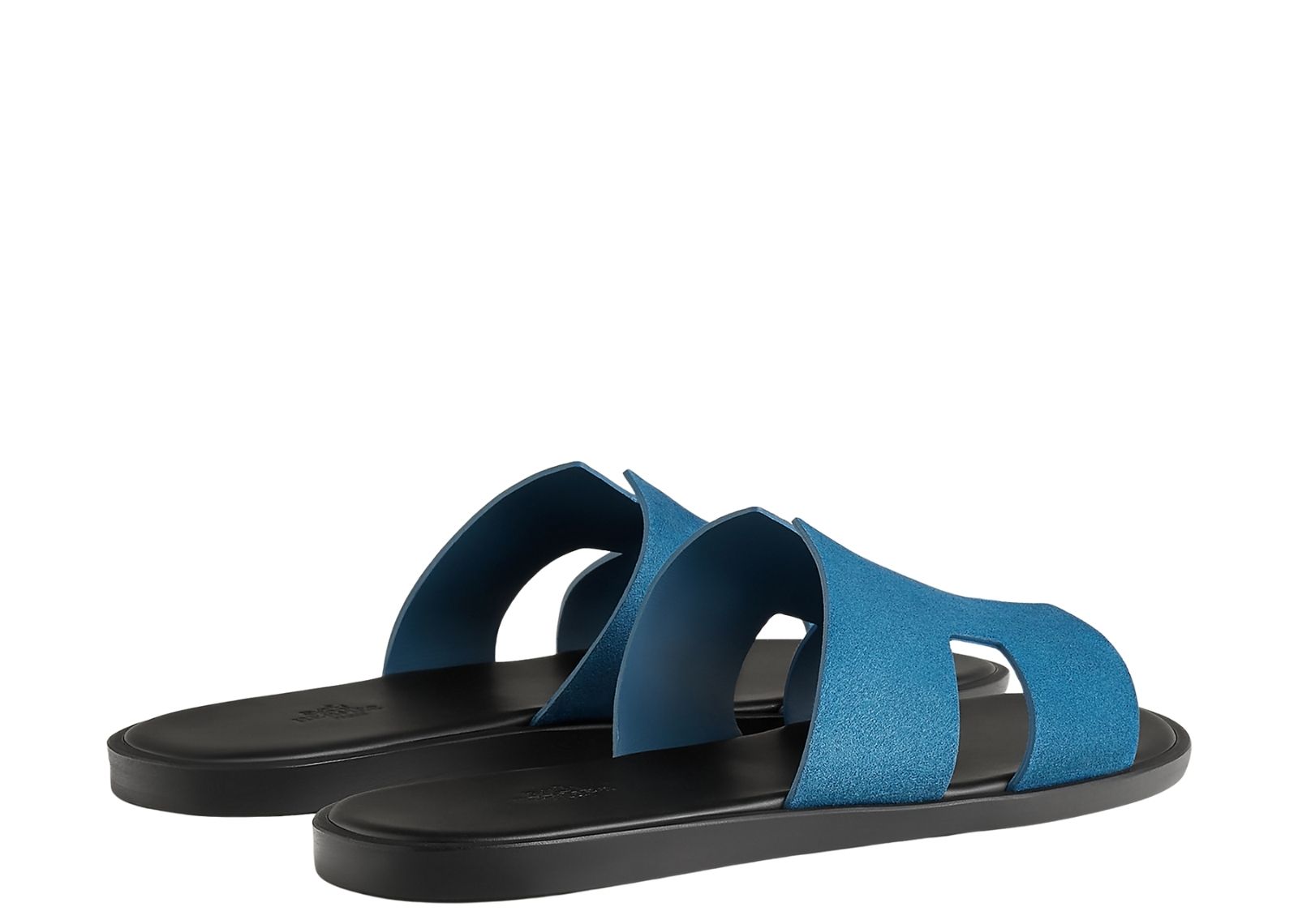 hermes izmir sandal bleu bleuet suede 3 1