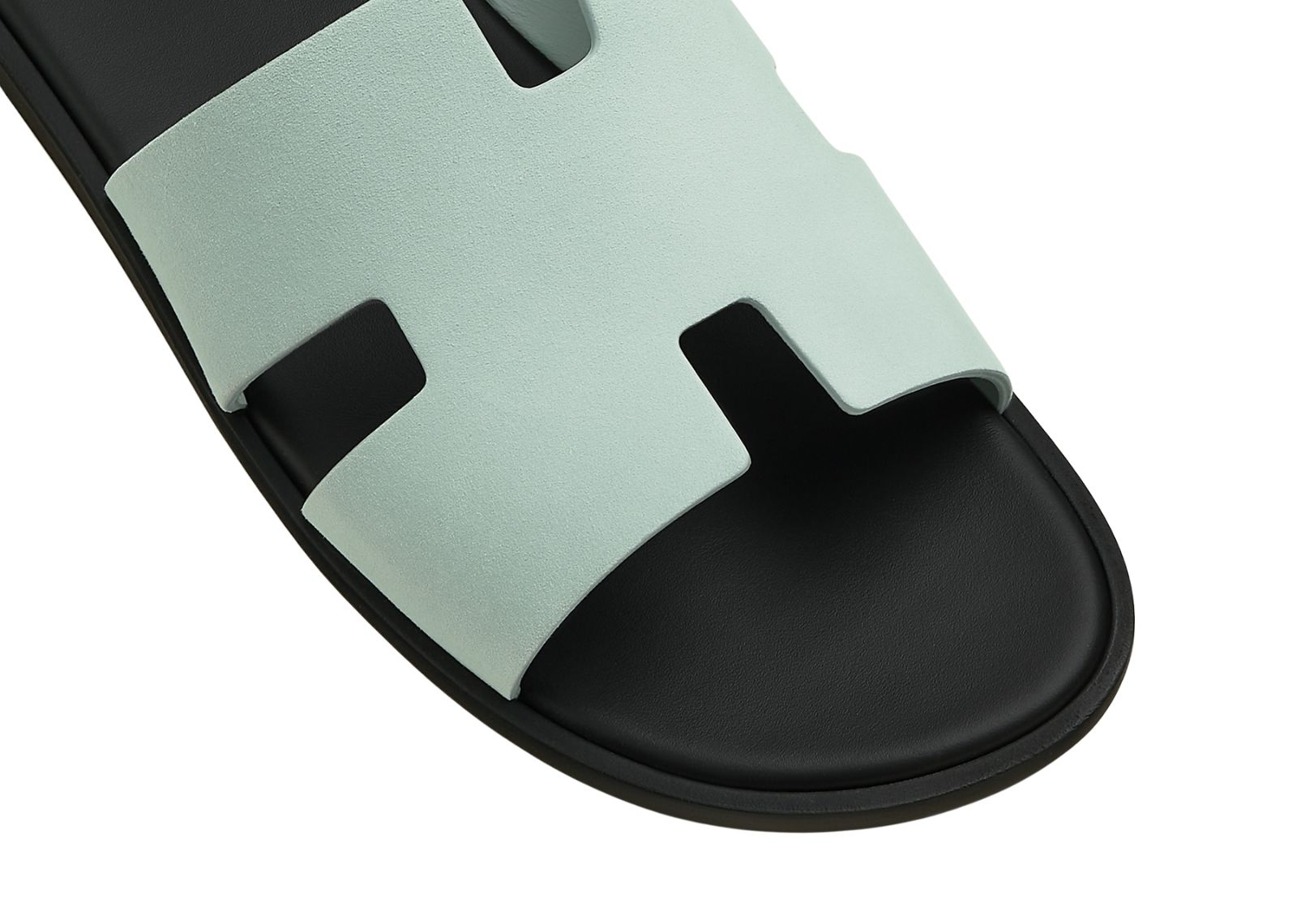 hermes izmir sandal bleu glacier suede 4 1