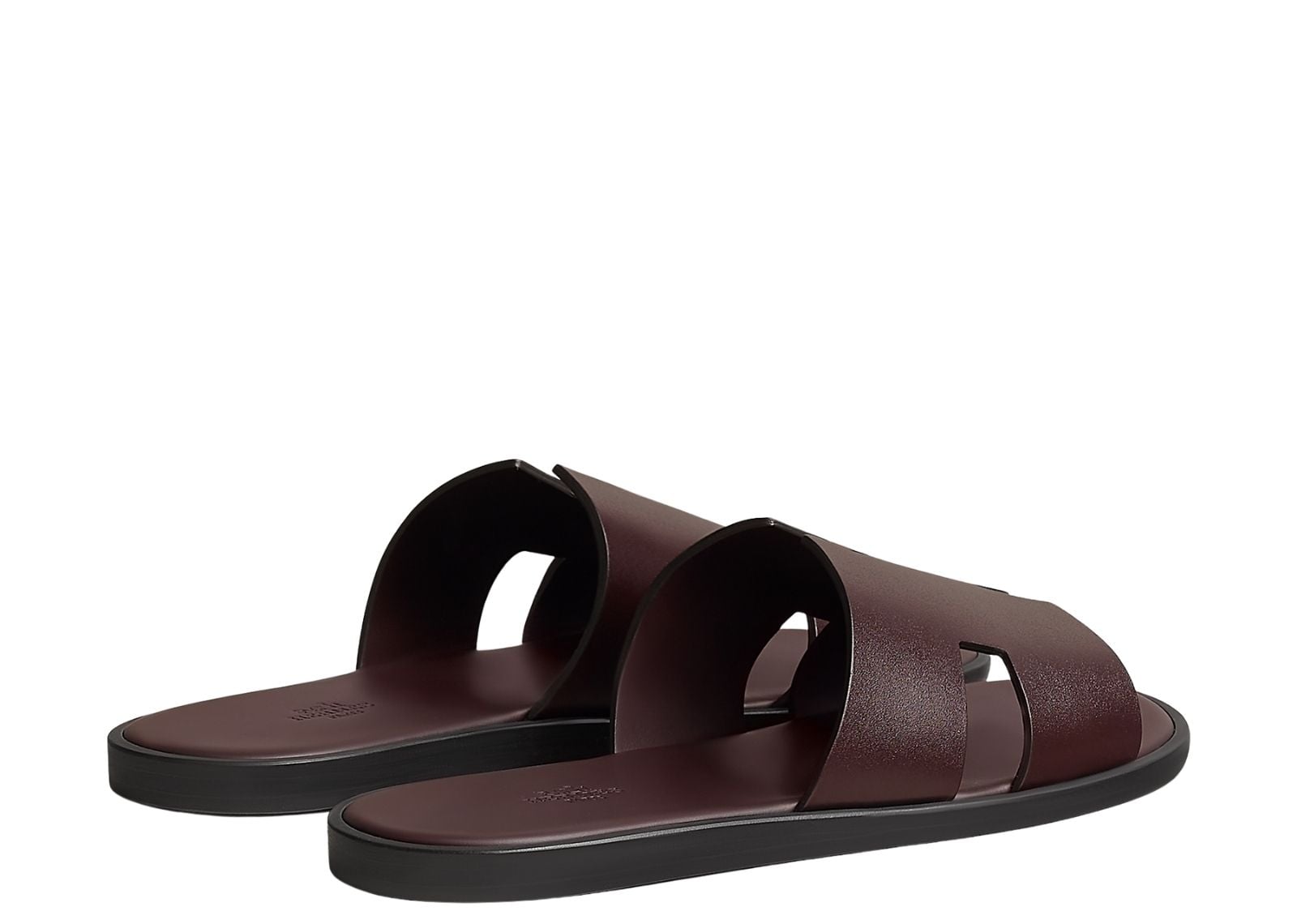 hermes izmir sandal bordeaux smooth calfskin leather 3 1