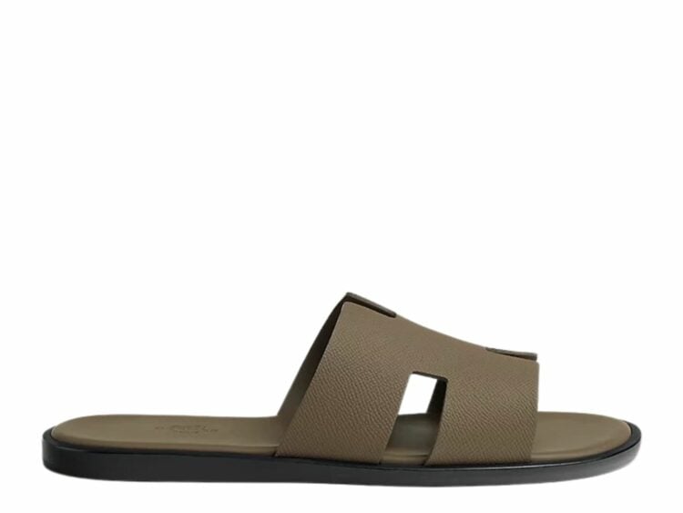 hermes izmir sandal etoupe epsom calfskin leather 1 1