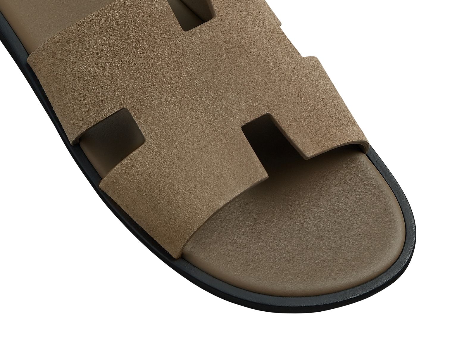 hermes izmir sandal etoupe suede 4 1