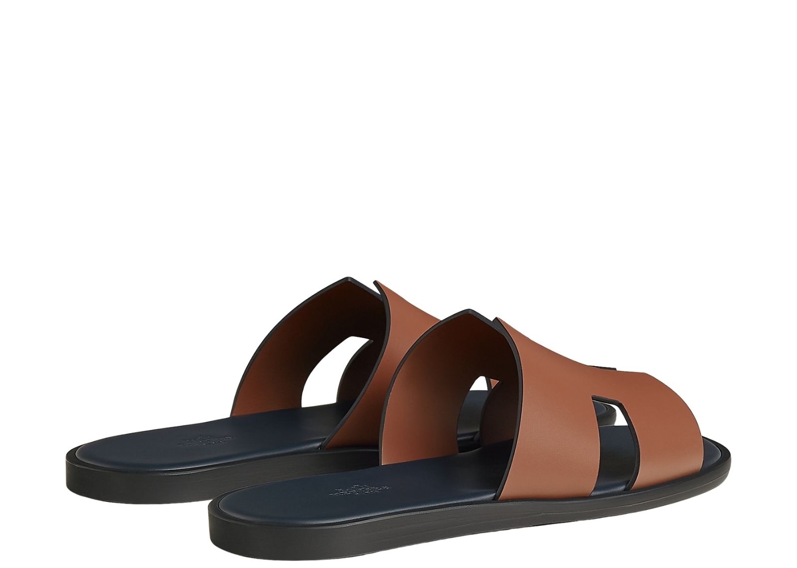 hermes izmir sandal gold navy smooth calfskin leather 3 1
